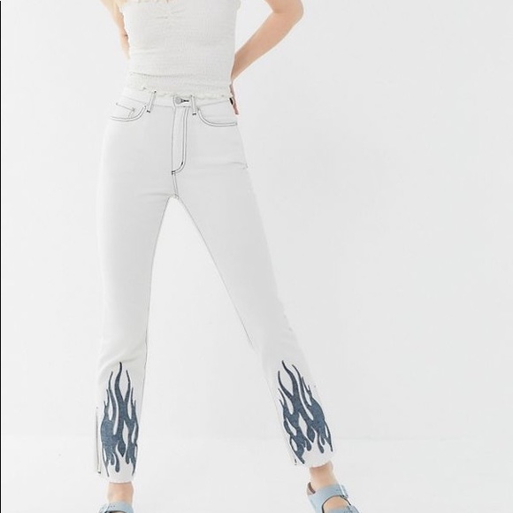 Urban Outfitters Denim - UO BDG skylar split ankle flame slim flare jean